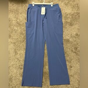 Mandala Deep Periwinkle Scrub Pants Size Large